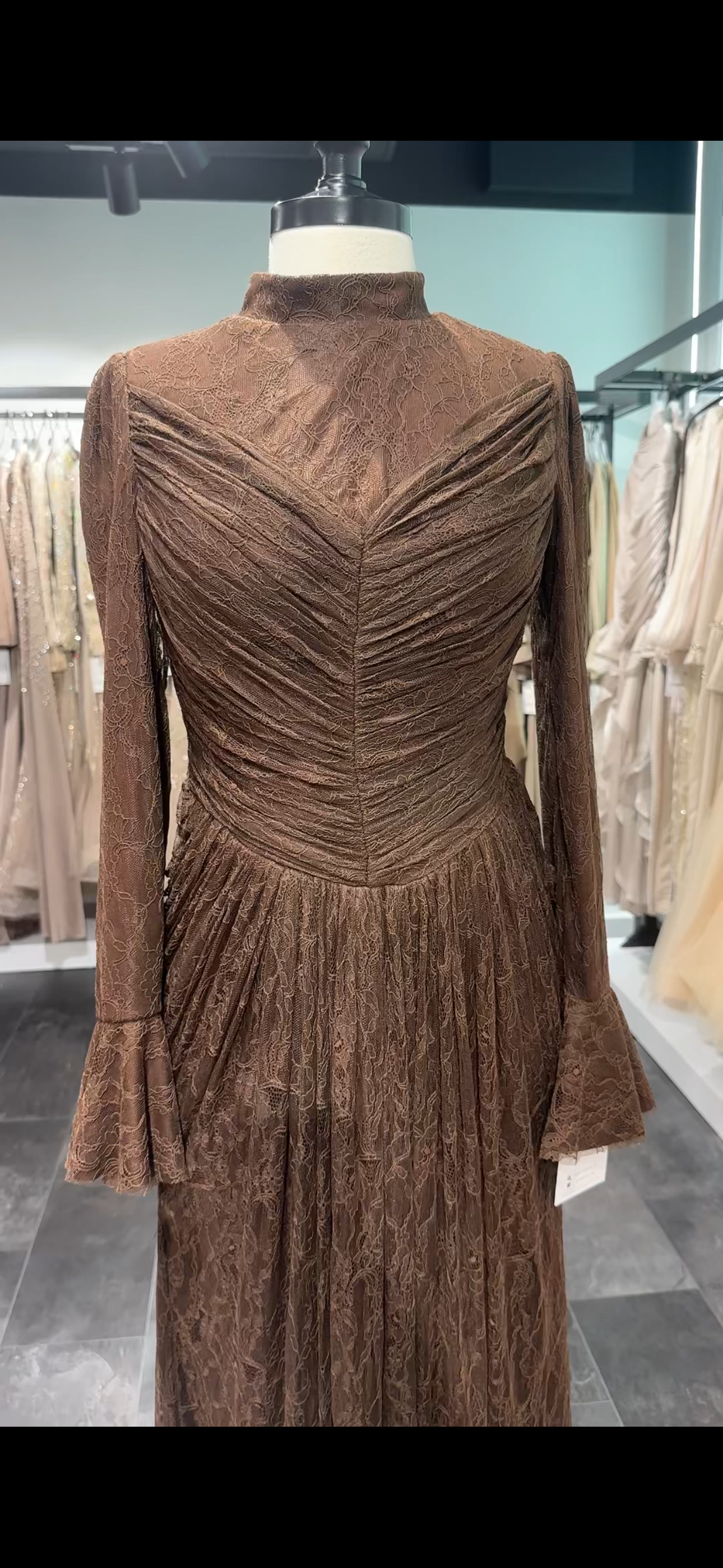 Selin Abendkleid Braun