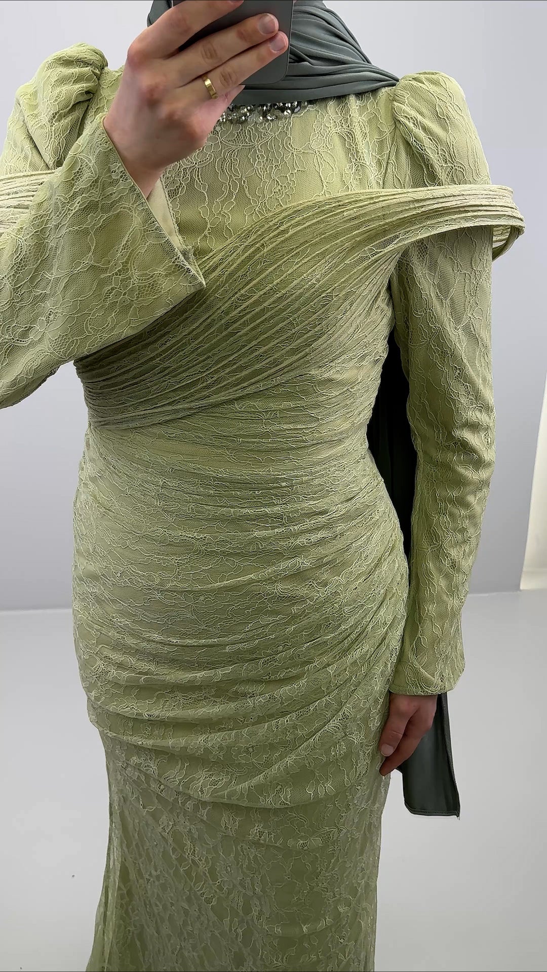 Misa Abendkleid Grün