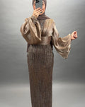 Nilay Abendkleid Taupe