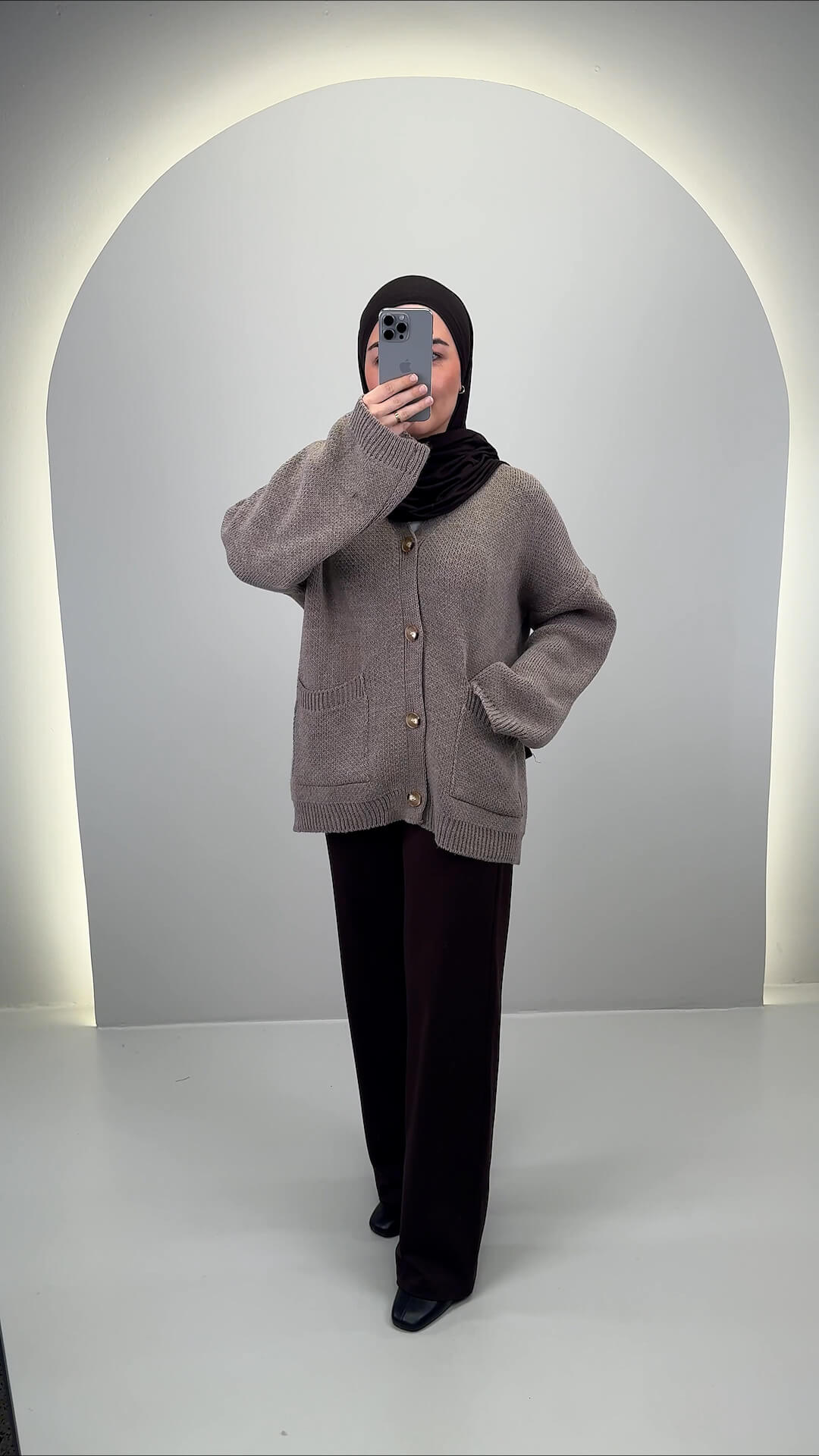 Orina Cardigan Taupe