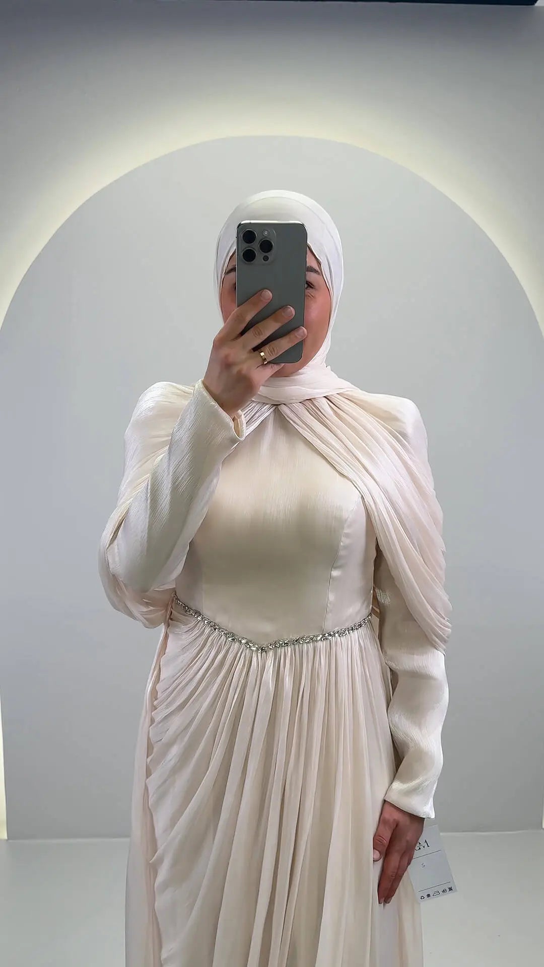 Nefa Evening dress Beige