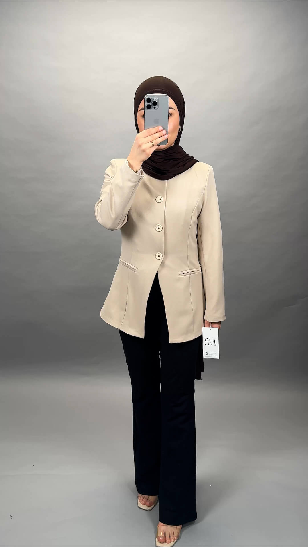 Nisa Blazer Beige