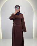 Arami Abendkleid Braun 01