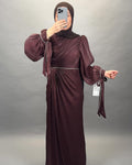 Finay evening dress brown