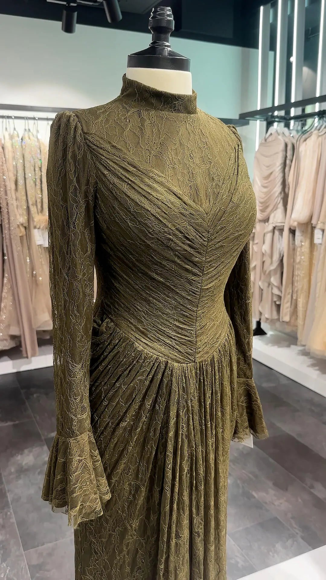 Selin Abendkleid Grün
