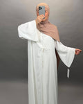 Ines Abaya 2-Teillig White