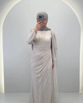 Emiya Abendkleid Beige