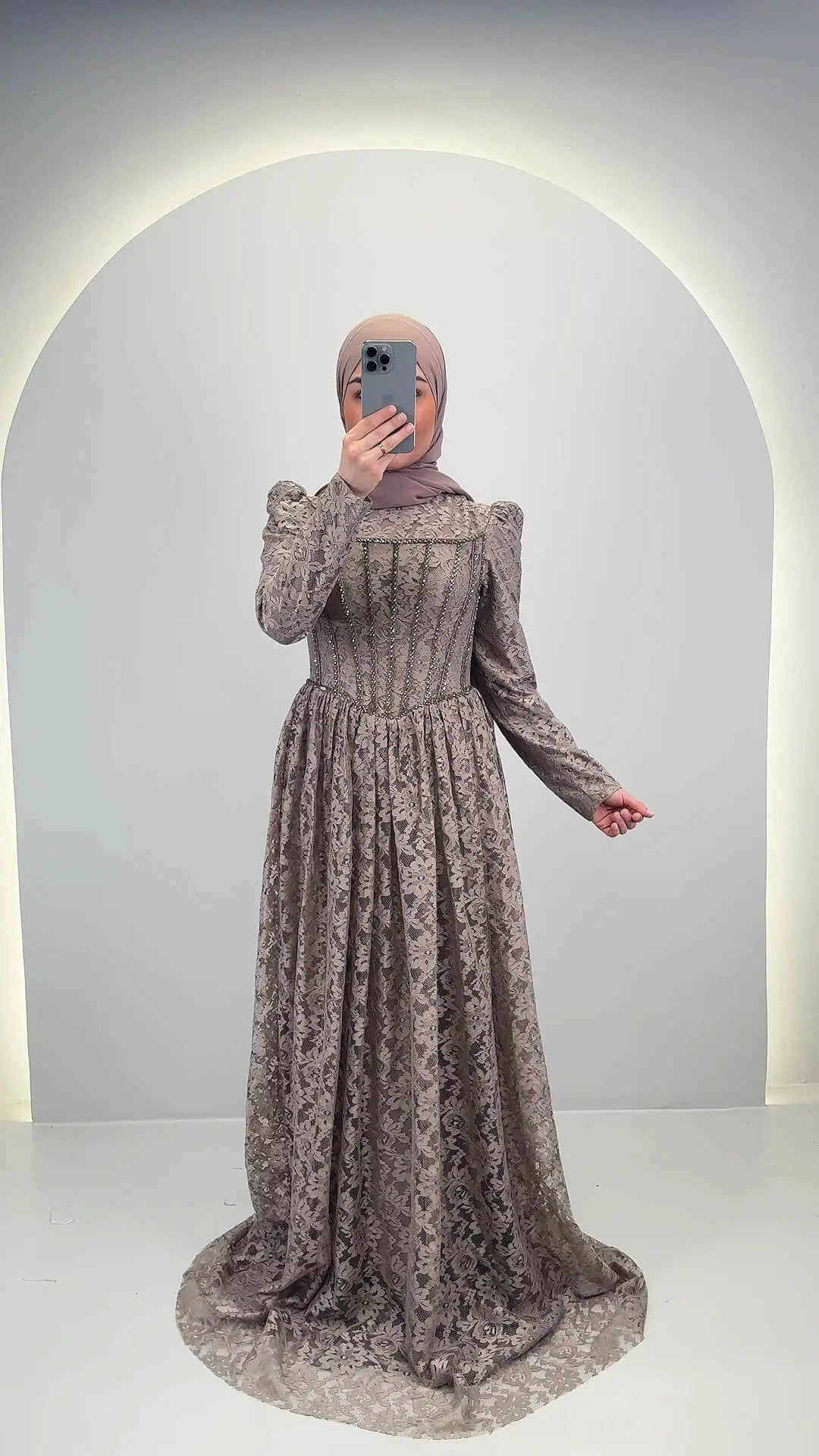 Mina Abiye Taupe