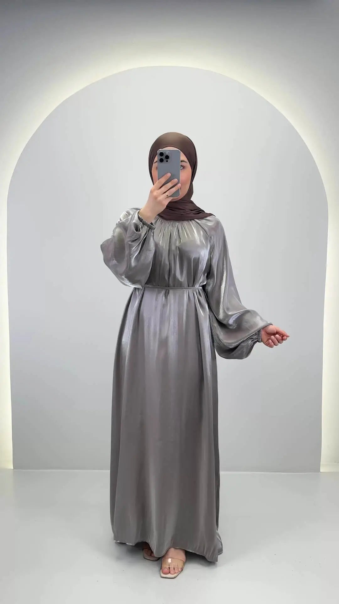 Simla Abaya Taupe