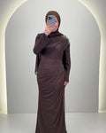 Tuyana Abendkleid Braun