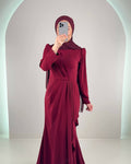 Valeria Abendkleid Bordo