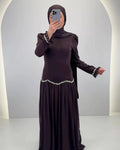 Yagmur Abendkleid Braun