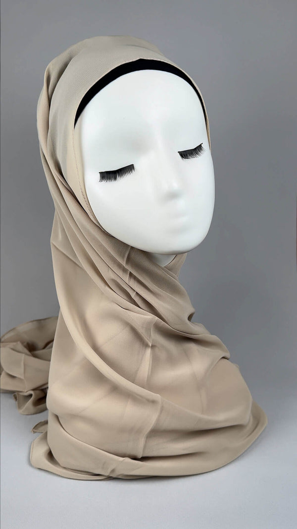 Sedef Chiffon Beige Semode