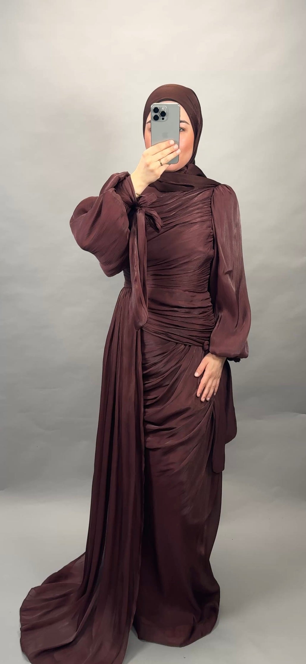 Dunja Abendkleid Braun