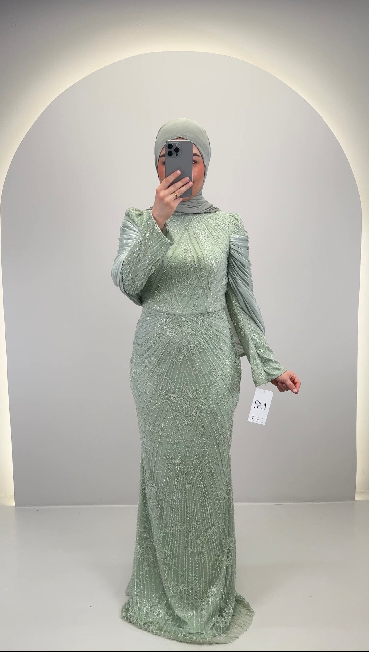 Esmiya Abendkleid Mint