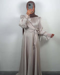 Aren Abendkleid Beige