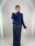 Hisra Abendkleid Dunkelblau