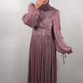 Leyna evening dress old pink