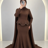 Simay Evening dress Brown