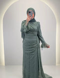 Eliza Evening dress Khaki