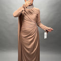 Himaya evening dress bronze