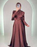 Liza Abendkleid Braun
