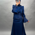 Melek Abendkleid Dunkelblau