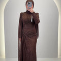 Asell Abendkleid Braun