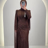 Asell Abendkleid Braun