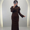 Misa Evening dress Brown