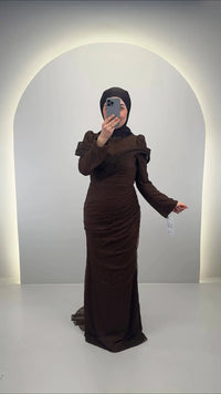 Misa Evening dress Brown