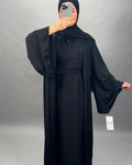 Pinar Abaya Set Schwarz