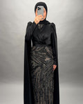 Sumeya evening dress black