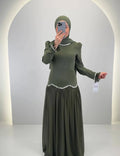 Yagmur Abendkleid Grün