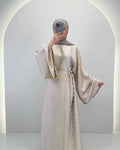 Nesa Abaya Beige
