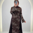 Azmia Abendkleid Braun