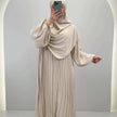Hifaya Abaya Set mit Khimar Beige