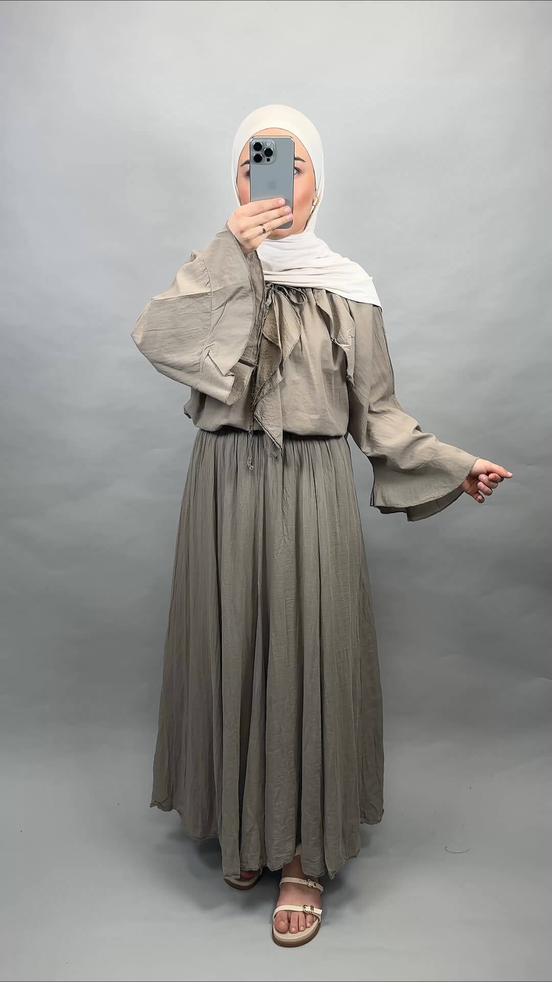 Leya Oberteil Taupe