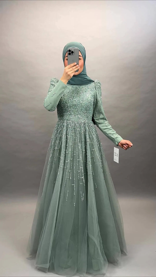 Bella Abendkleid Mint - Semode