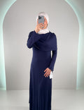 Maniya Dress Dark Blue