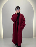 Mıyaz Coat Burgundy