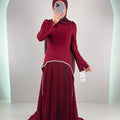 Nuray Abendkleid Bordo