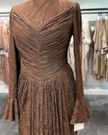 Selin Abendkleid Braun