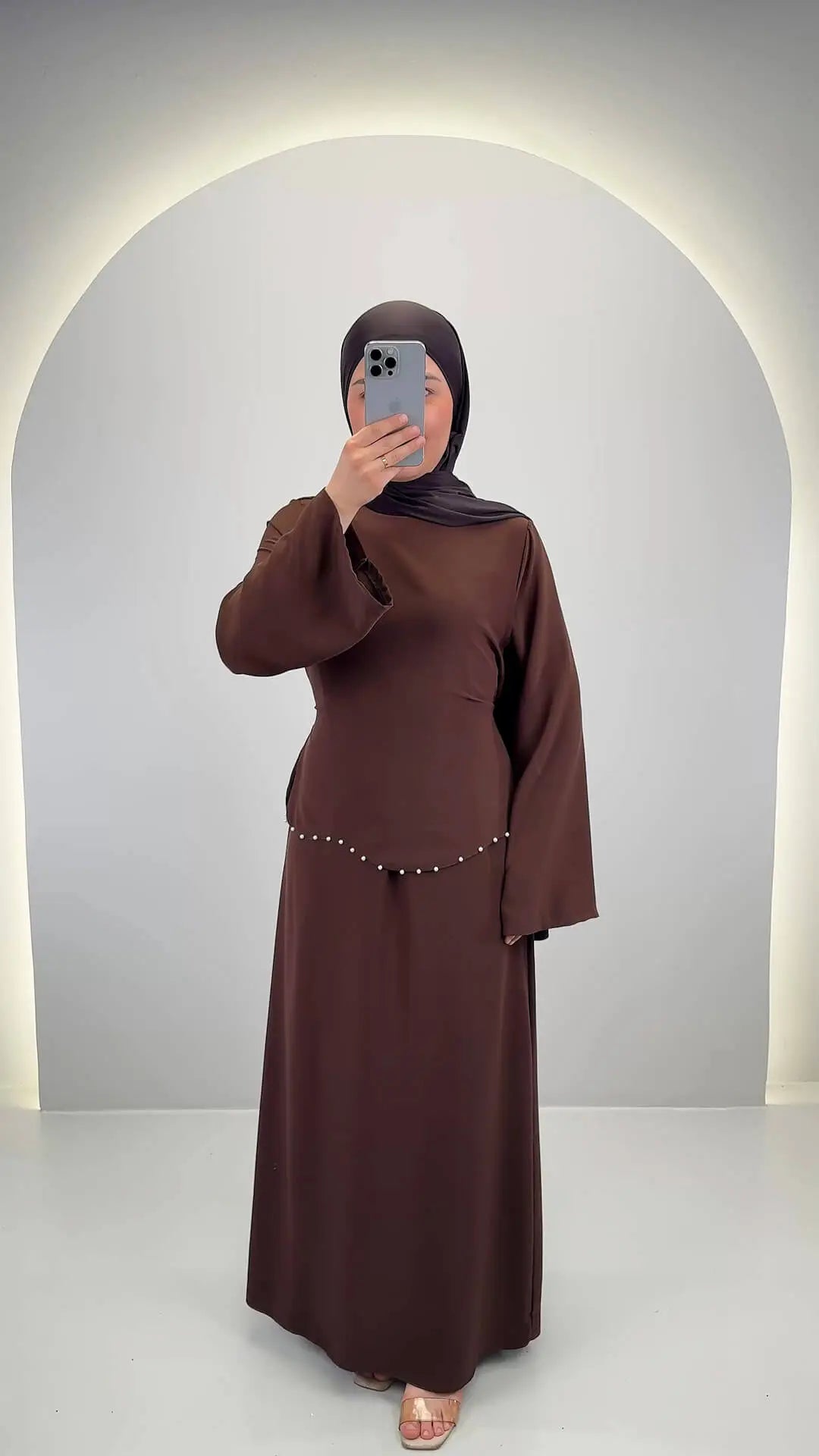 Aramiel Abendkleid Braun