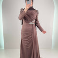 Efila Abendkleid Braun