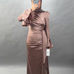 Eliz Abendkleid Taupe