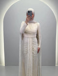 Nirama Evening dress Cream White