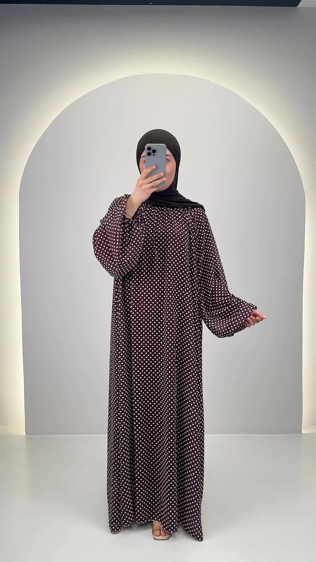 Bonti Kleid Weinrot