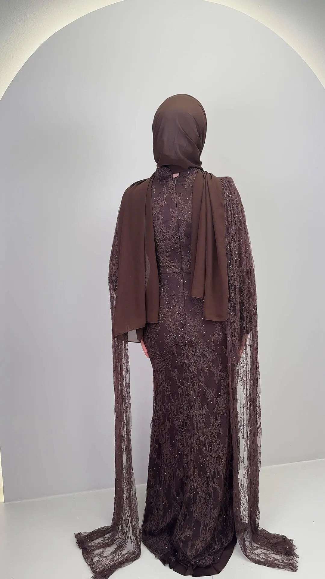 Nirama Abendkleid Braun