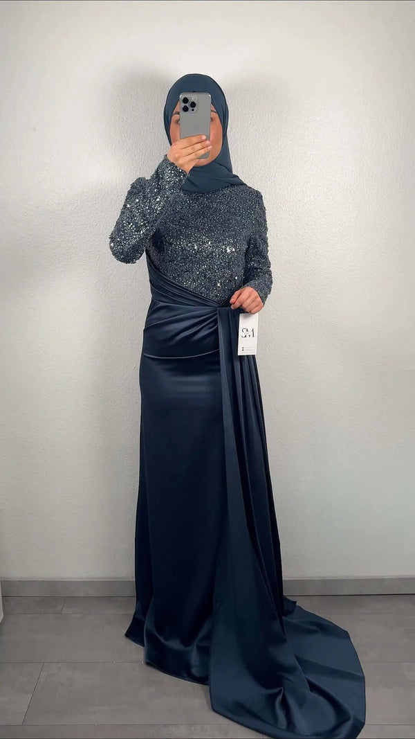 Incila Abendkleid Grau - Semode